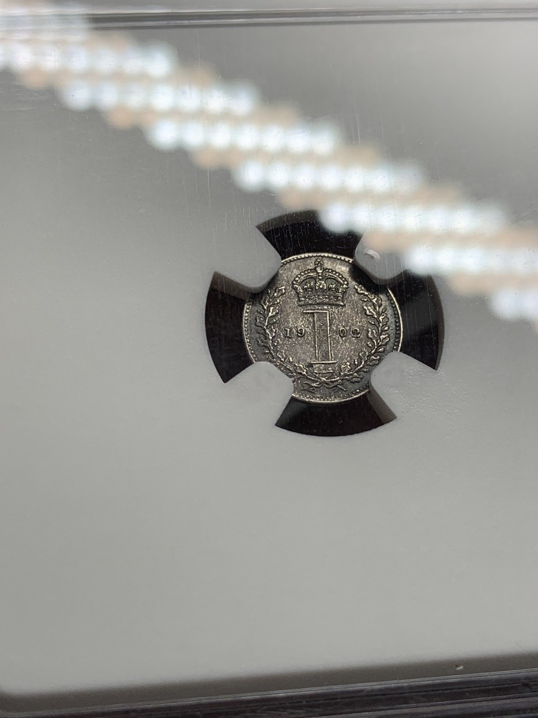 《竞宝斋》第143场-周日，周一 2场 (全场包邮) NGC-RF61-62MATTE 英国 1902年 爱德华七世濯足节 1P-4P全套四枚 状态很好低评