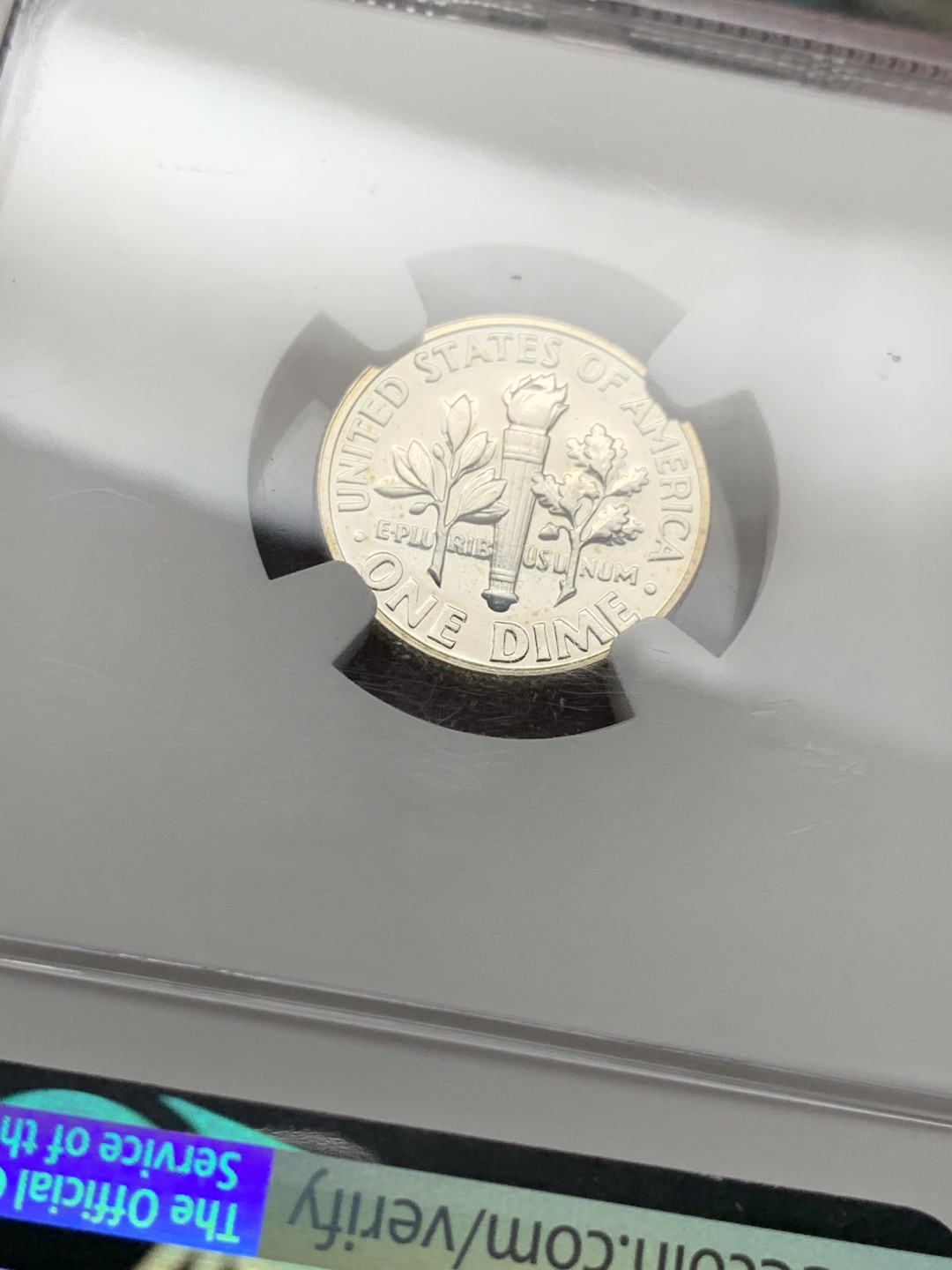 《竞宝斋》第143场-周日，周一 2场 (全场包邮) NGC-PR66 1962年美国罗斯福10美分银币，少见精制版本。66分高分