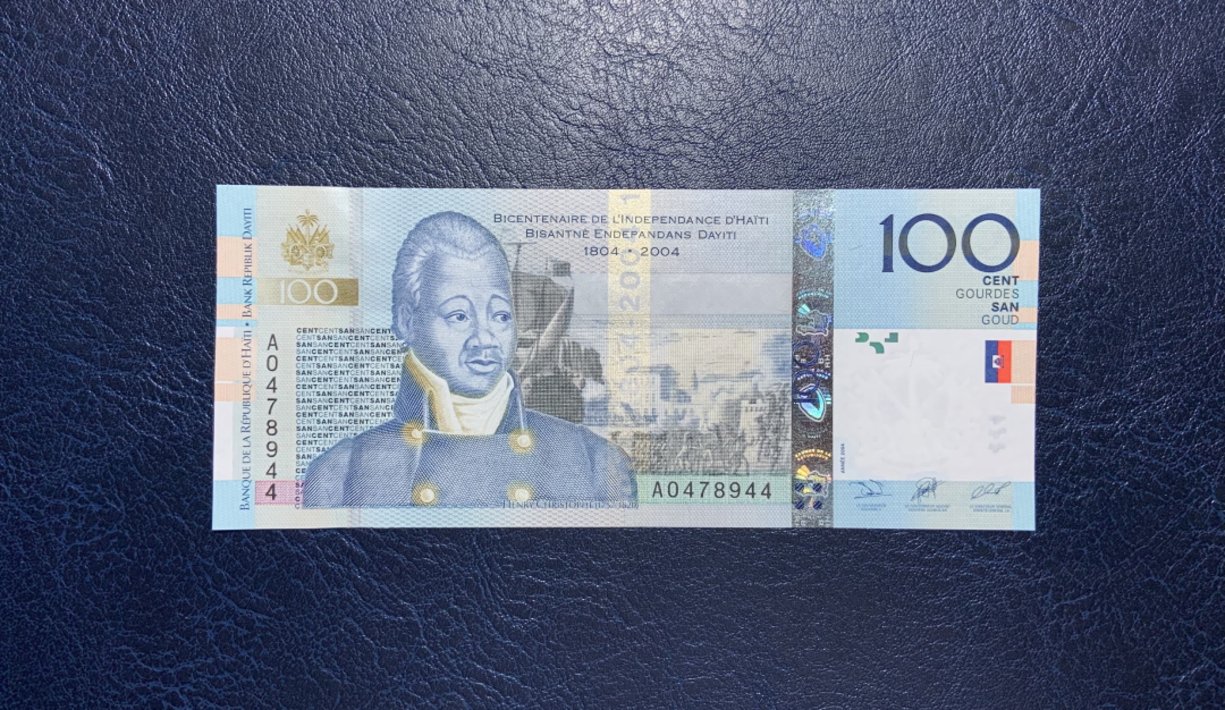 收藏联盟Quantum Auction 第240期拍卖 已更新 海地2004年100元纪念钞 品相全新UNC A0冠
