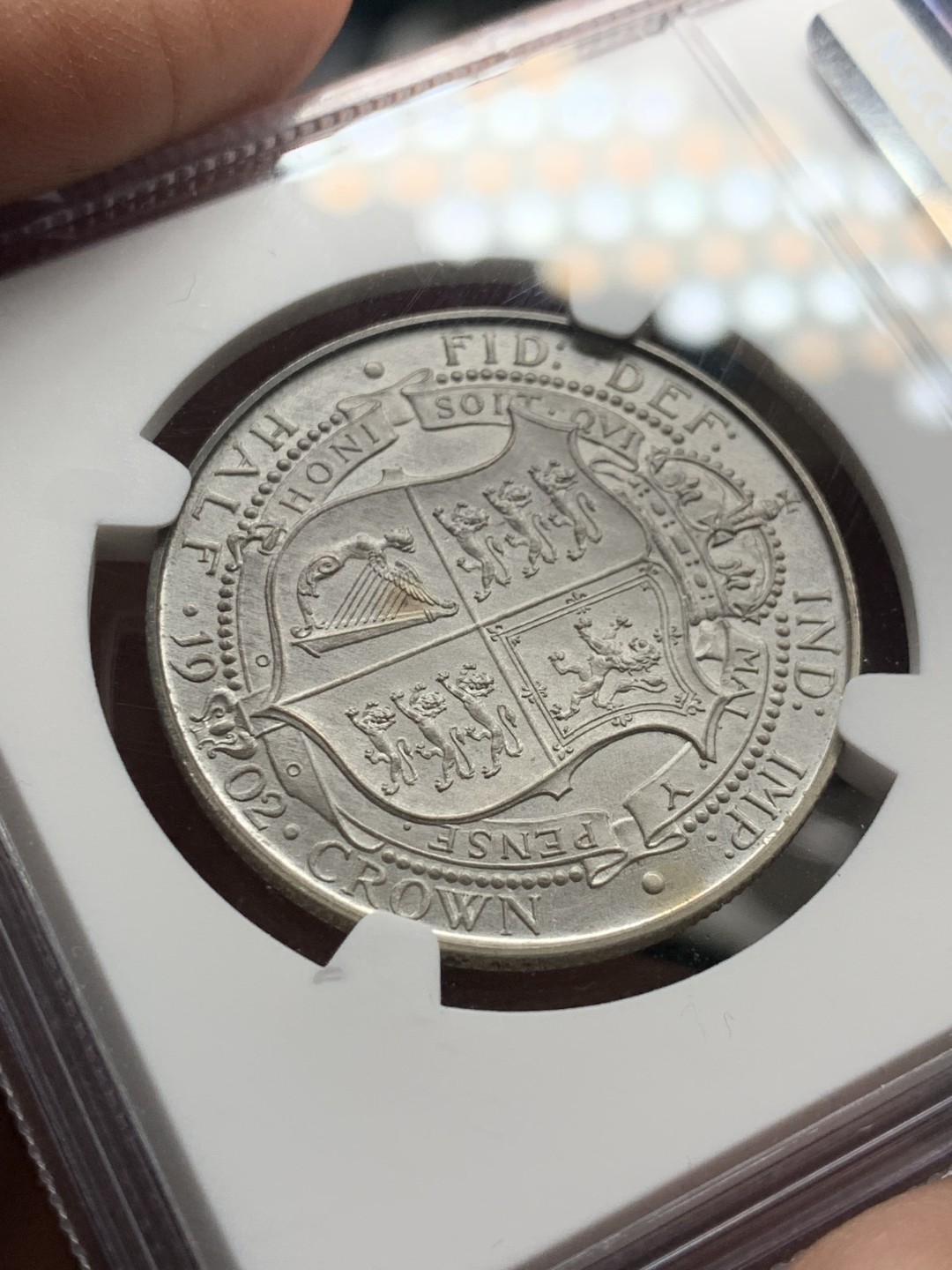 《竞宝斋》第143场-周日，周一 2场 (全场包邮) NGC-PF64MATTE 英国1902年爱德华七世 精制1/2克朗