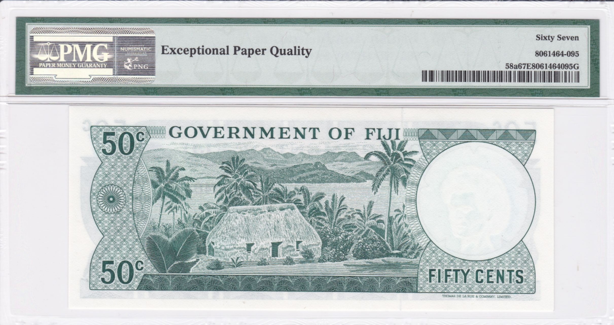 收藏联盟Quantum Auction 第240期拍卖 已更新 斐济群岛1969年50分 PMG67 初版A冠
