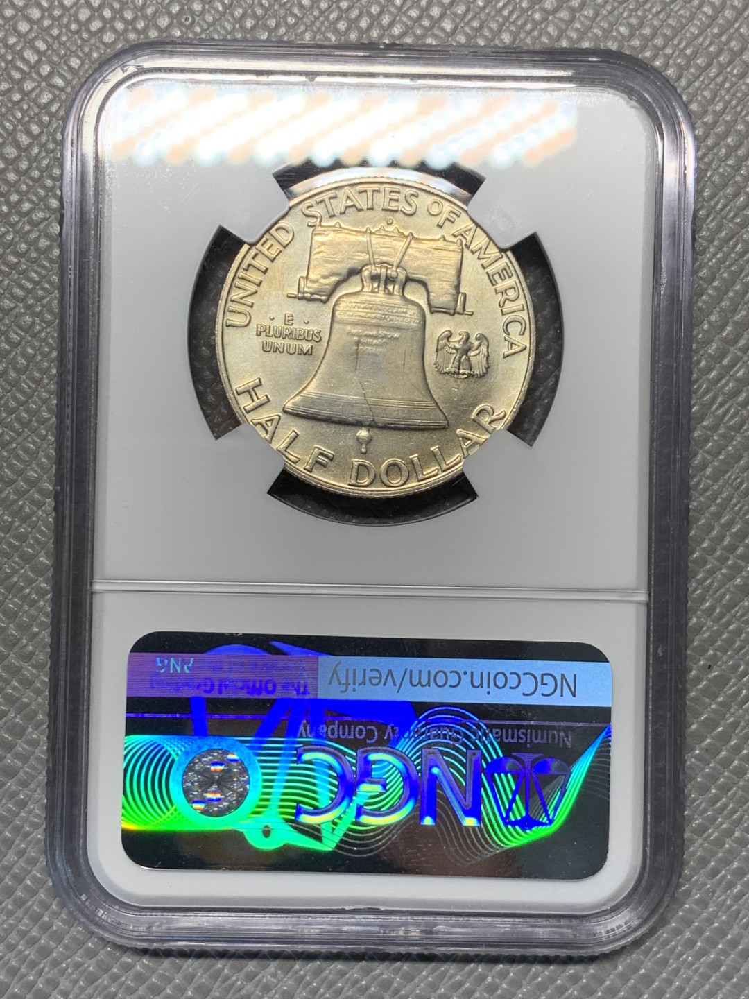 《竞宝斋》第143场-周日，周一 2场 (全场包邮) NGC-MS61 美国1959年 半圆银币 原光好品