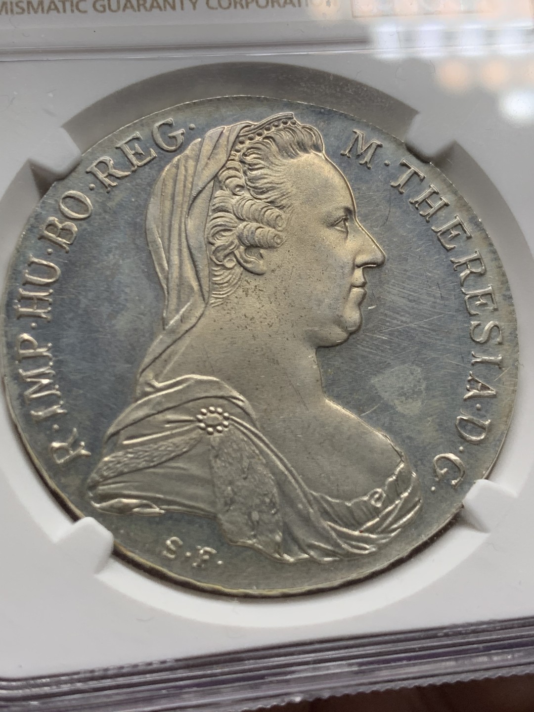 《竞宝斋》第143场-周日，周一 2场 (全场包邮) NGC-PR 奥地利 1780后铸 精制大奶妈 银币