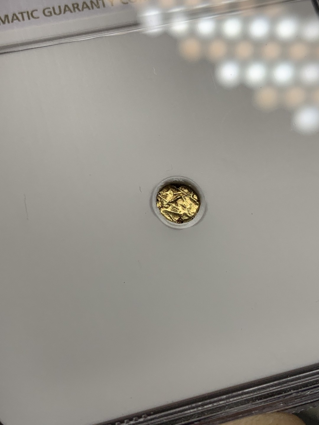 《竞宝斋》第143场-周日，周一 2场 (全场包邮) NGC-AU53 印度1820年 马拉塔帝国 1法兰金币 