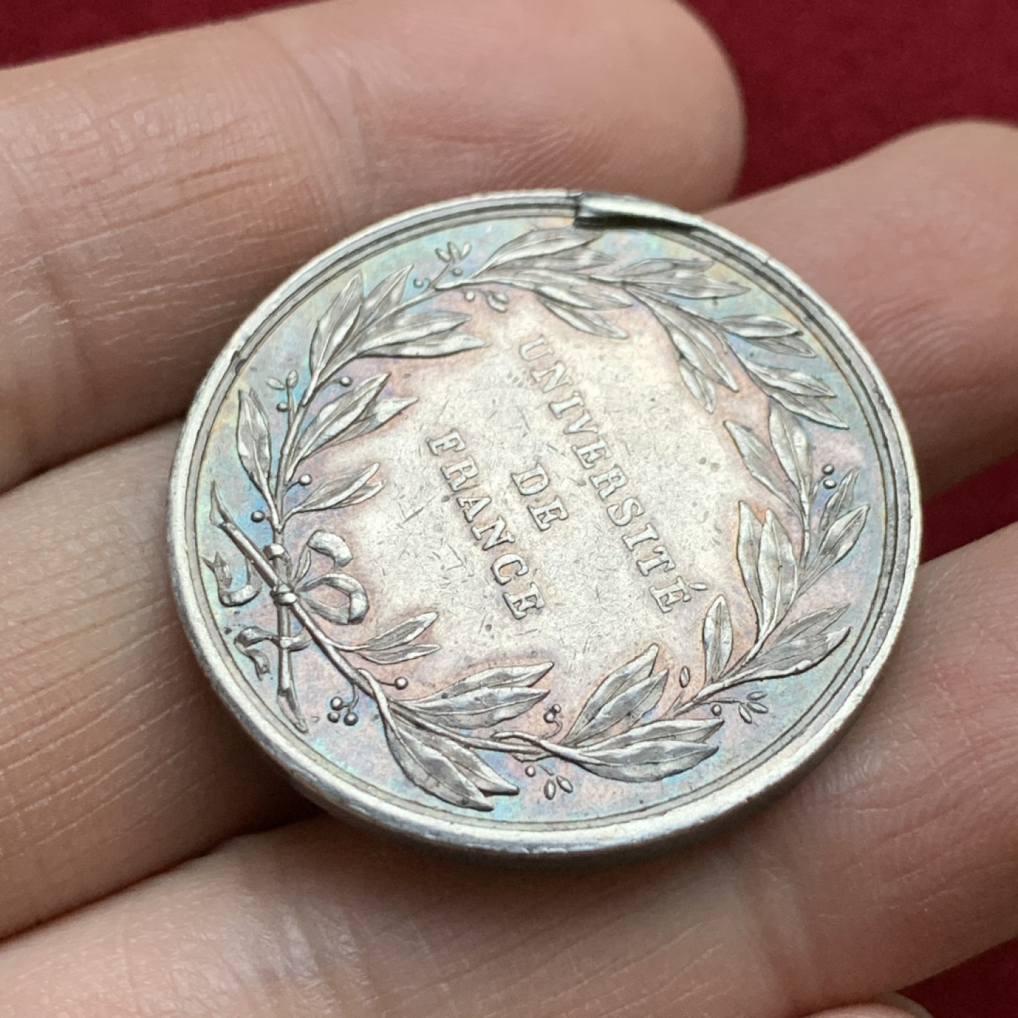 《竞宝斋》第143场-周日，周一 2场 (全场包邮) 法国 路易十八 戎装版 圆形 JETON 银质 这款戎装的非常少见 18.1g 32.6mm （边缘为留银）