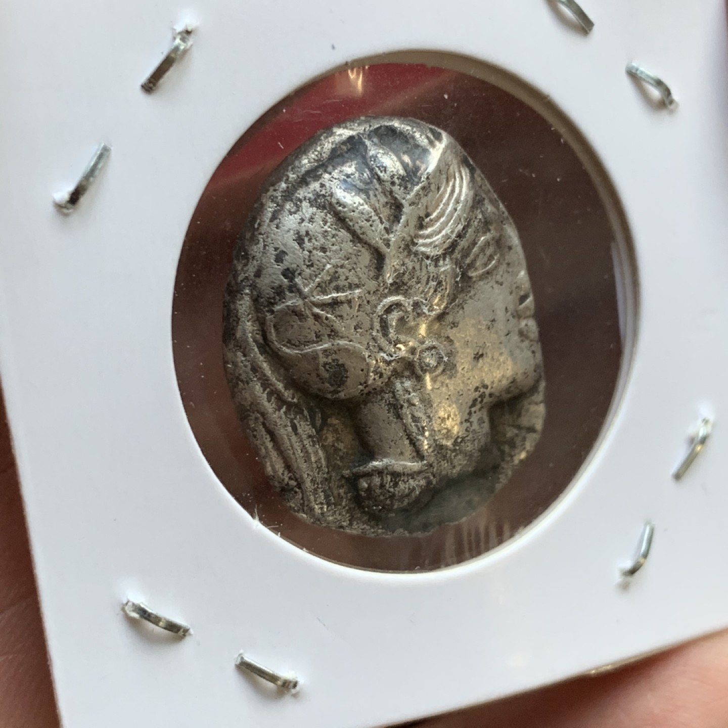 《竞宝斋》第143场-周日，周一 2场 (全场包邮) 公元前440-前404年 古希腊雅典城邦 雅典娜猫头鹰4德拉克马银币 16.77克 经典时期