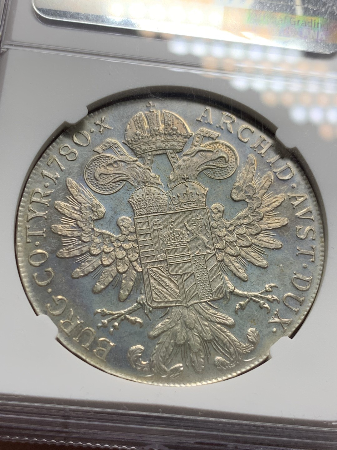 《竞宝斋》第143场-周日，周一 2场 (全场包邮) NGC-PR 奥地利 1780后铸 精制大奶妈 银币