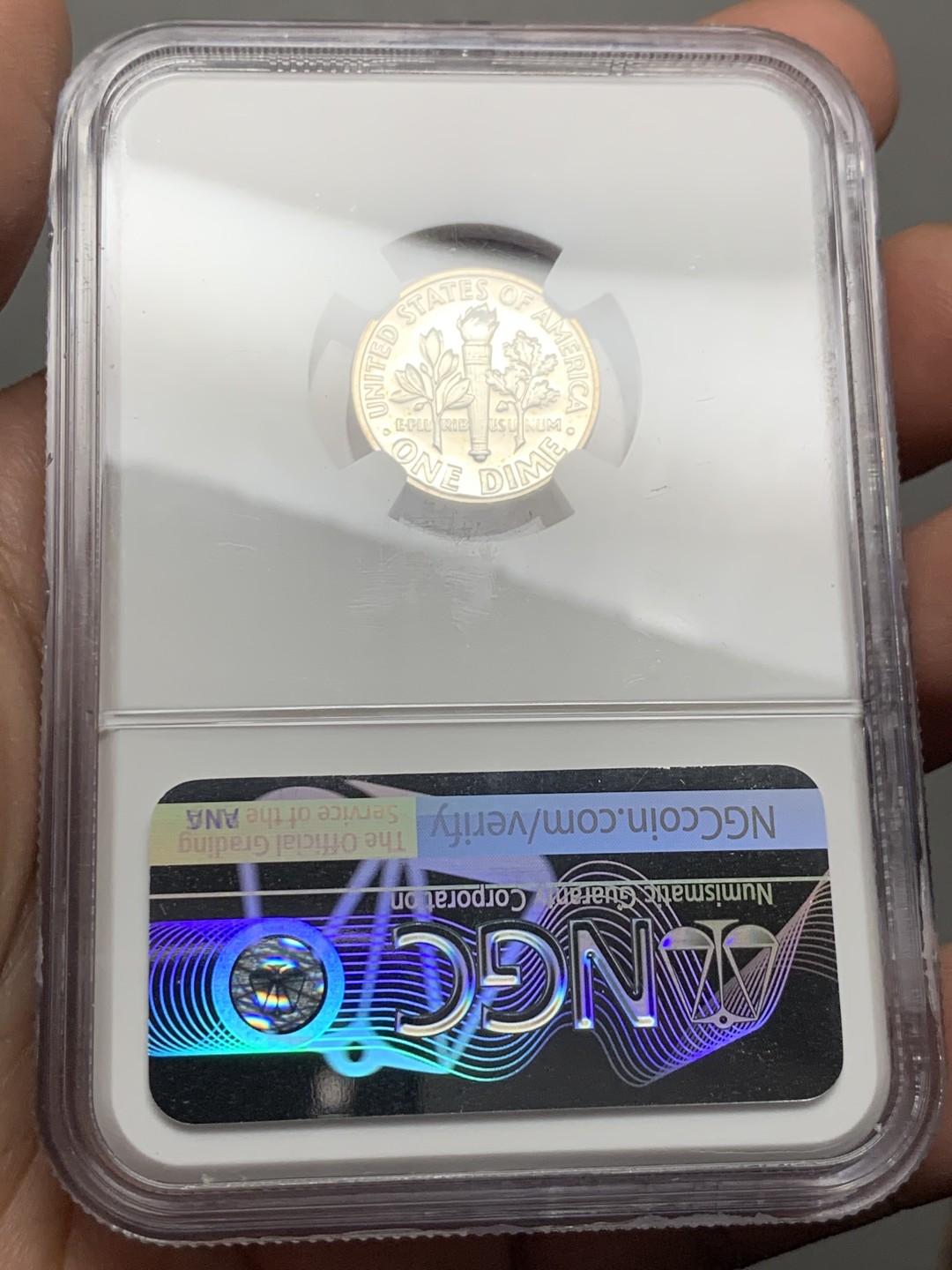 《竞宝斋》第143场-周日，周一 2场 (全场包邮) NGC-PR66 1962年美国罗斯福10美分银币，少见精制版本。66分高分