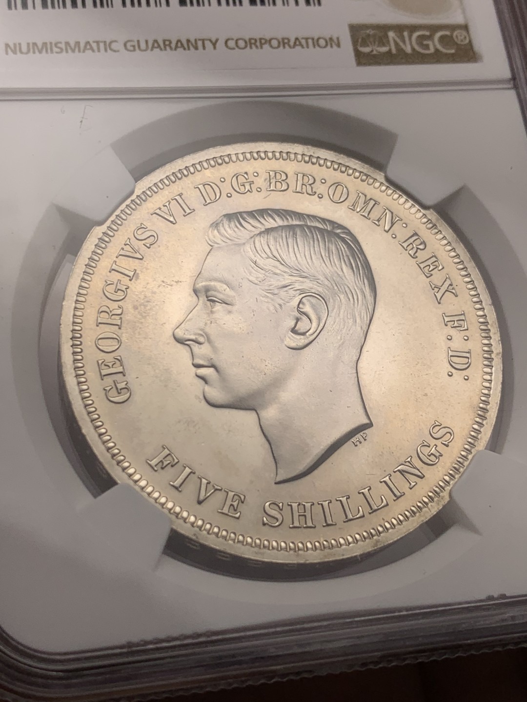 《竞宝斋》第143场-周日，周一 2场 (全场包邮) NGC PL64 英国1951乔治六世镍马剑