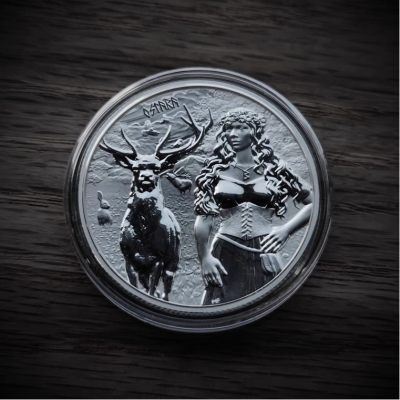 世界金银币专拍场 - 德国2023年北欧女武神系列春之女神奥丝塔拉1盎司普制银币