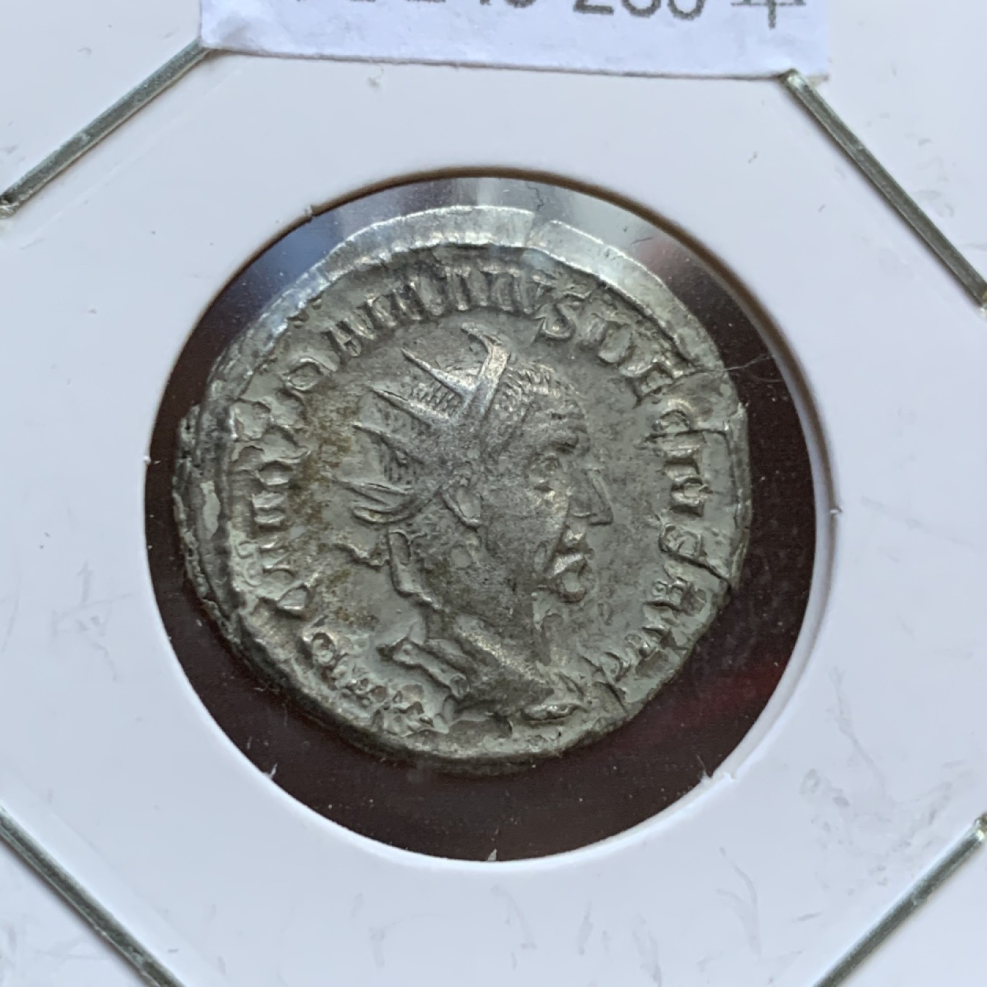 《竞宝斋》第143场-周日，周一 2场 (全场包邮) 公元249-250年 古罗马德西乌斯银币 3.7克