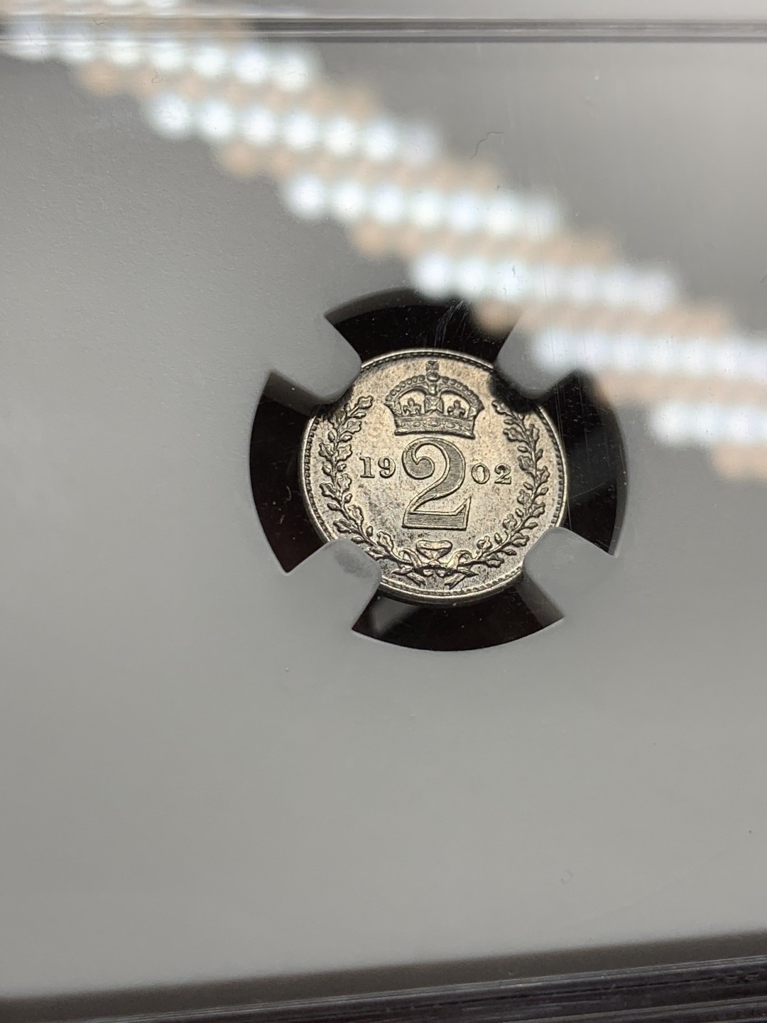 《竞宝斋》第143场-周日，周一 2场 (全场包邮) NGC-RF61-62MATTE 英国 1902年 爱德华七世濯足节 1P-4P全套四枚 状态很好低评