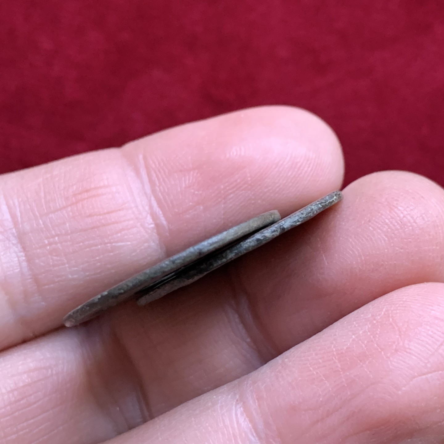 《竞宝斋》第143场-周日，周一 2场 (全场包邮) 明 万历阔字背星背日少见版一对2枚