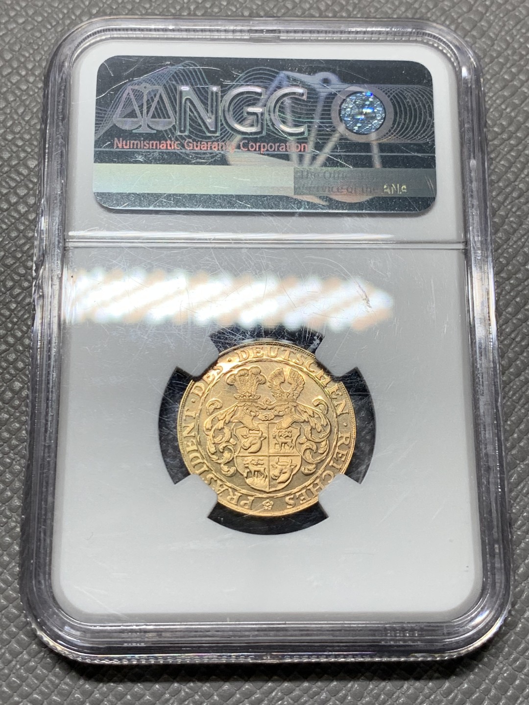 《竞宝斋》第143场-周日，周一 2场 (全场包邮) NGC-MS67 德国 1928年 20马克 金币 兴登堡80大寿 名家伯恩哈特 最高分，唯一