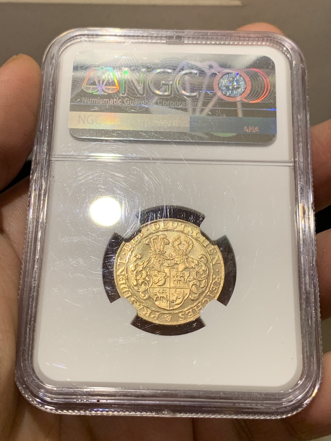 《竞宝斋》第143场-周日，周一 2场 (全场包邮) NGC-MS67 德国 1928年 20马克 金币 兴登堡80大寿 名家伯恩哈特 最高分，唯一