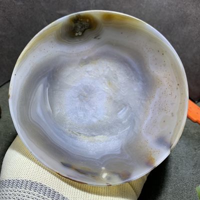 精美高玉化巴西玛瑙亚光饭碗一个， - 精美高玉化巴西玛瑙亚光饭碗一个，