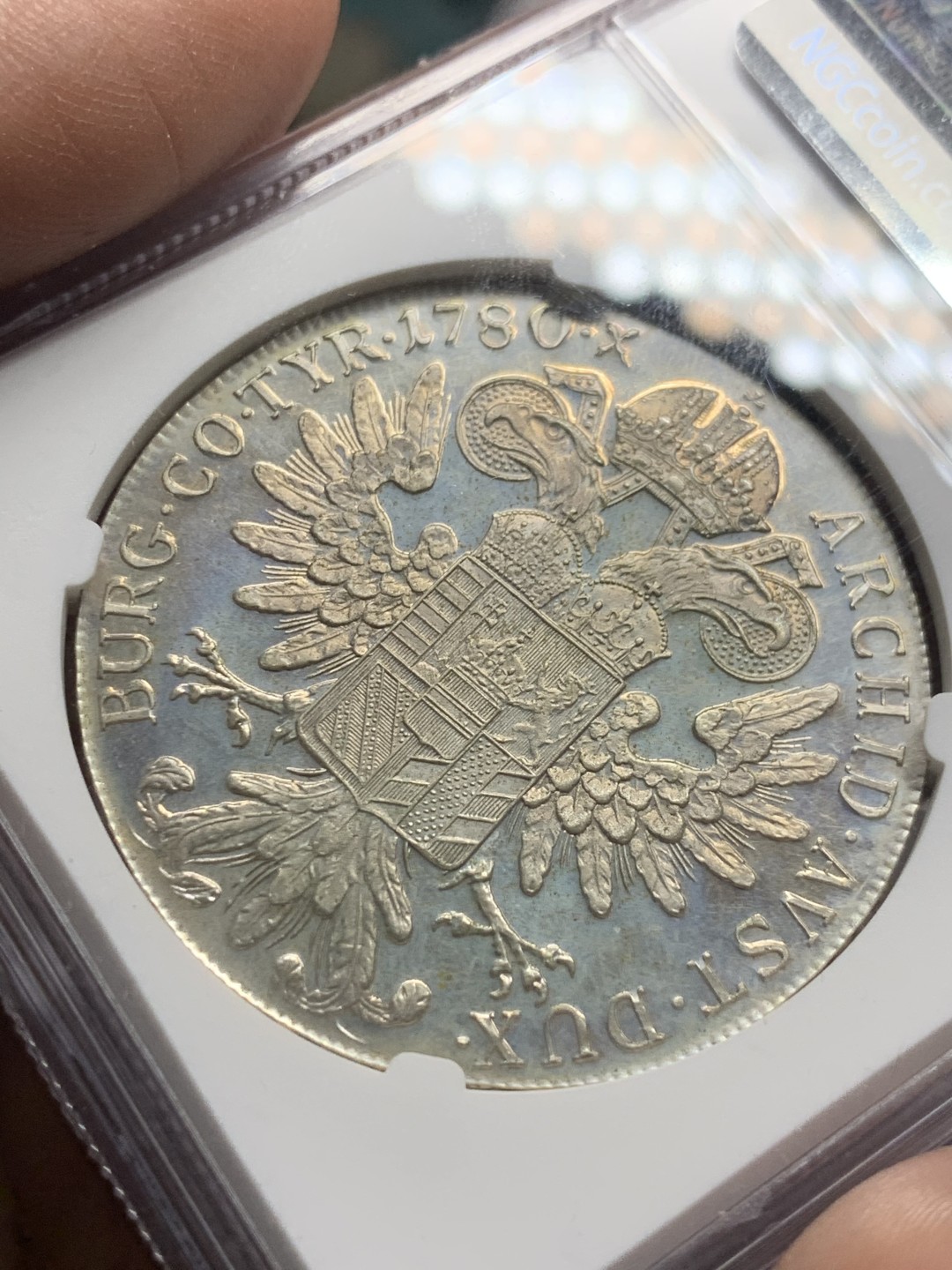 《竞宝斋》第143场-周日，周一 2场 (全场包邮) NGC-PR 奥地利 1780后铸 精制大奶妈 银币