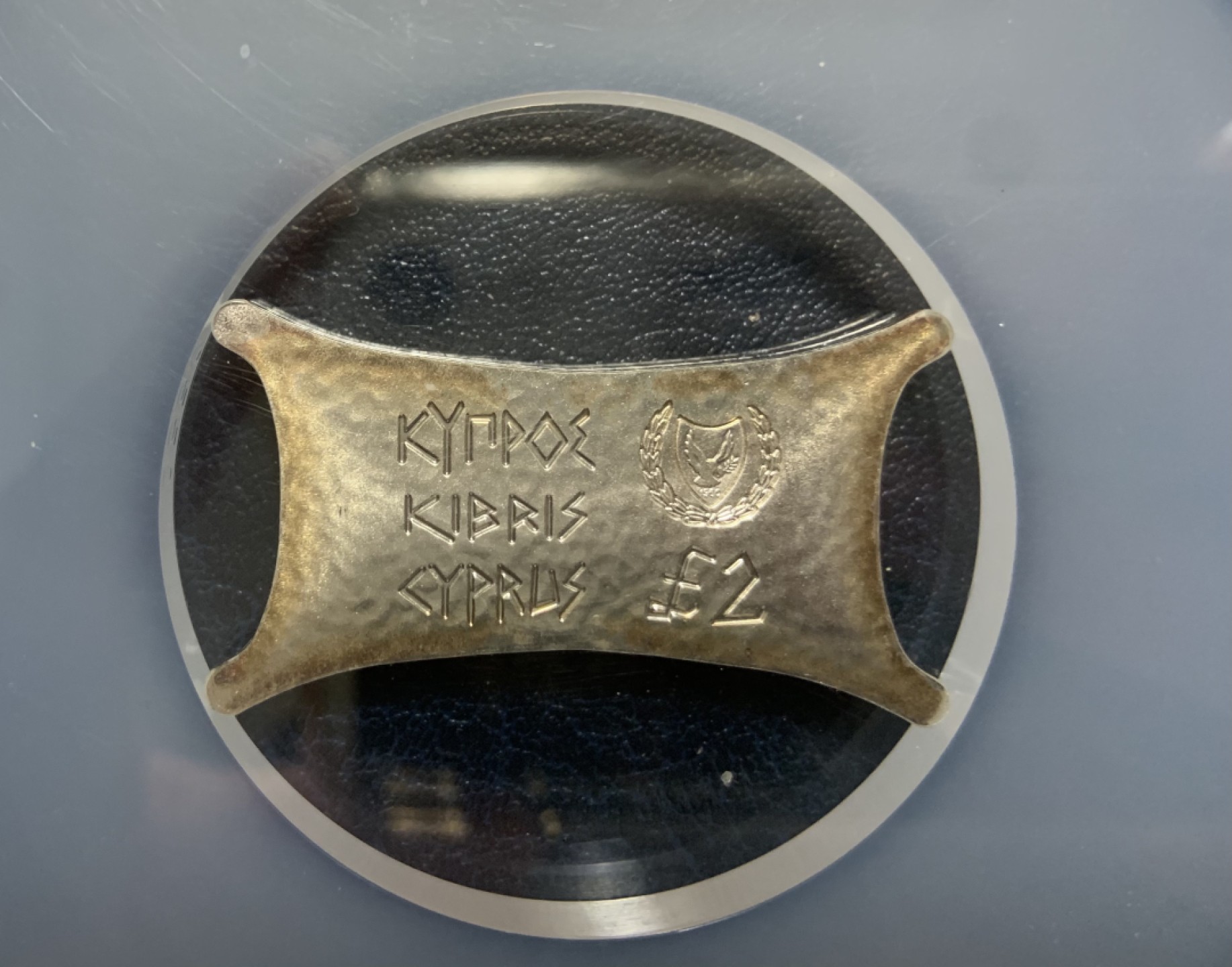 收藏联盟Quantum Auction 第240期拍卖 已更新 塞浦路斯2000年千禧年纪念精制银币  NGC PF67