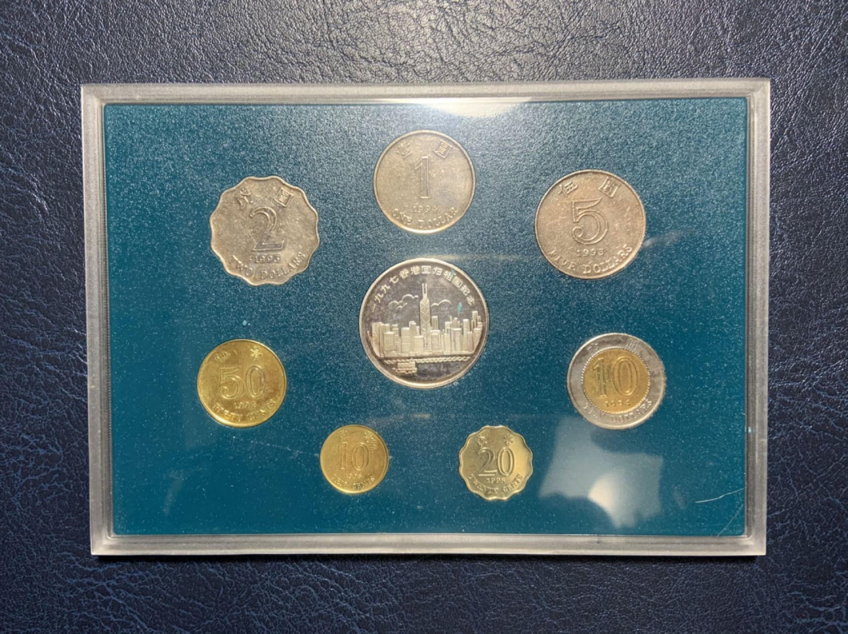 收藏联盟Quantum Auction 第240期拍卖 已更新 香港1997年回归纪念币一套 品相如图