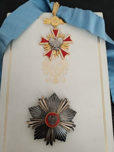 全场0元起拍 第38期 咸鱼国勋章拍卖专场 3月15日（周三）下午6：00开始 - 波兰人共版大军官级共和国功绩勋章带证书