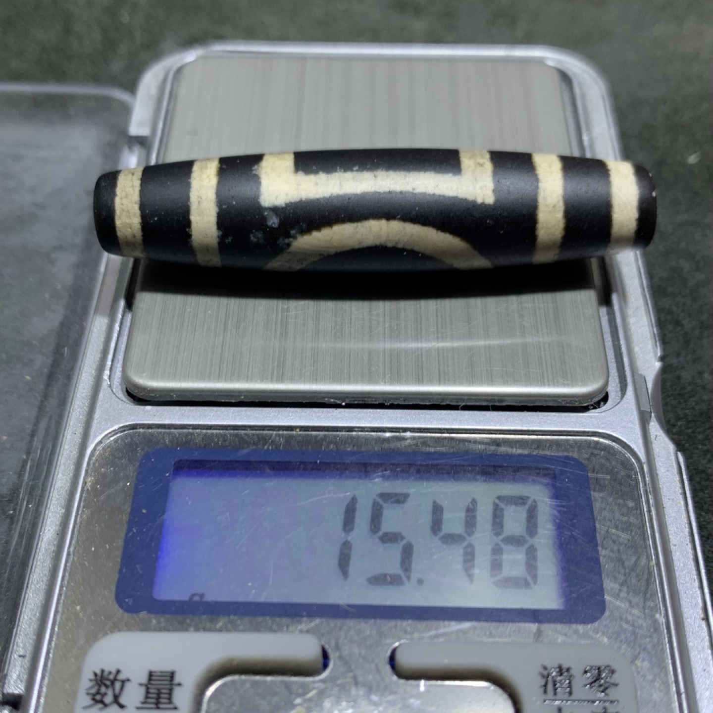 仅此一颗，精品天地玛瑙天珠一颗，
