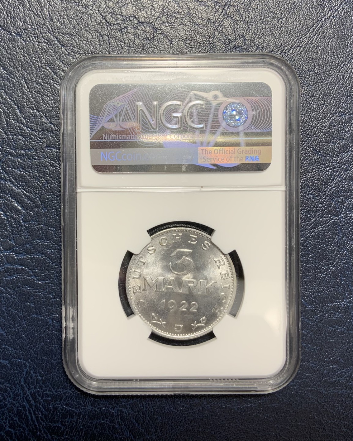 收藏联盟Quantum Auction 第240期拍卖 已更新 德国魏玛时期1922年3马克 NGC 64