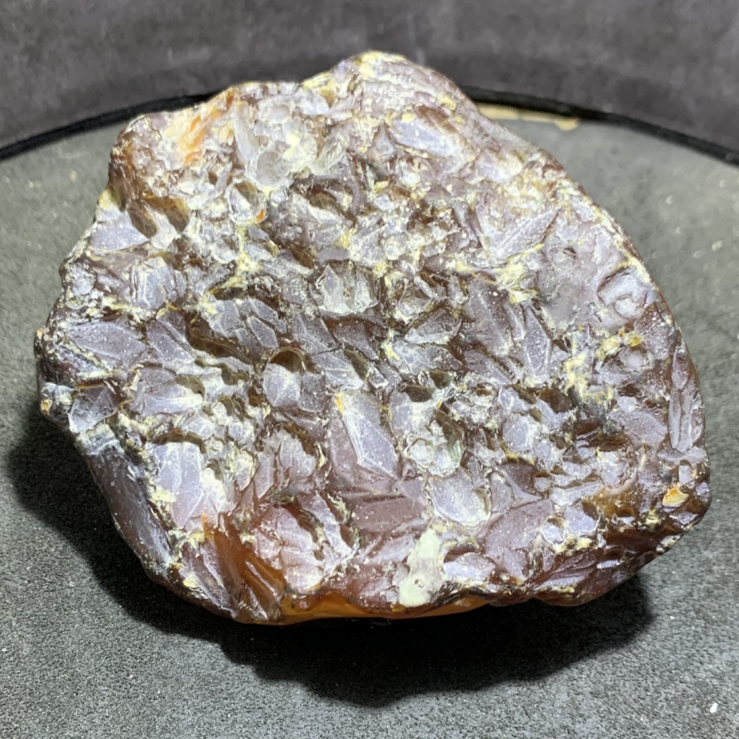 精美天然江料玛瑙原石雕刻弥勒佛摆件，把件一个