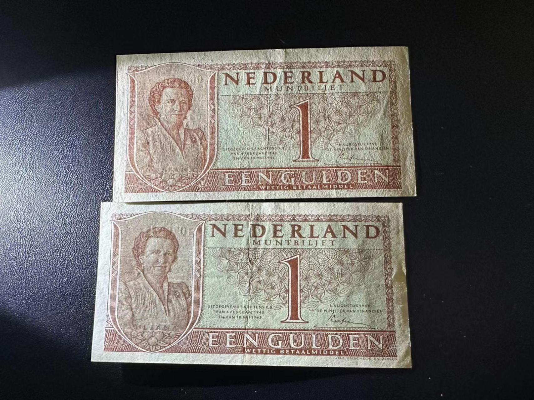 《外钞收藏家》第二百五十一期 1949年荷兰1盾 AU- 请注意品相