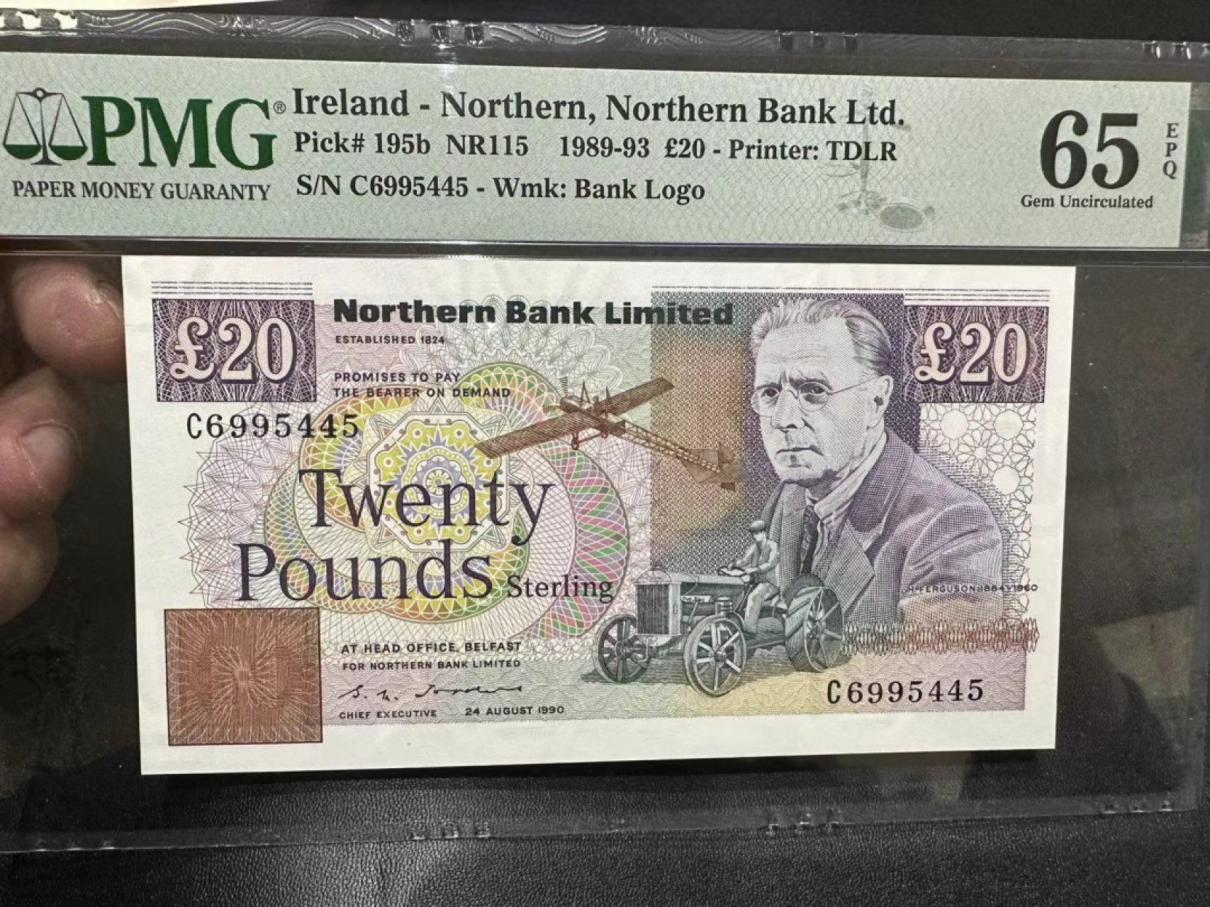 《外钞收藏家》第二百五十一期 1990年北爱尔兰20镑 PMG65
