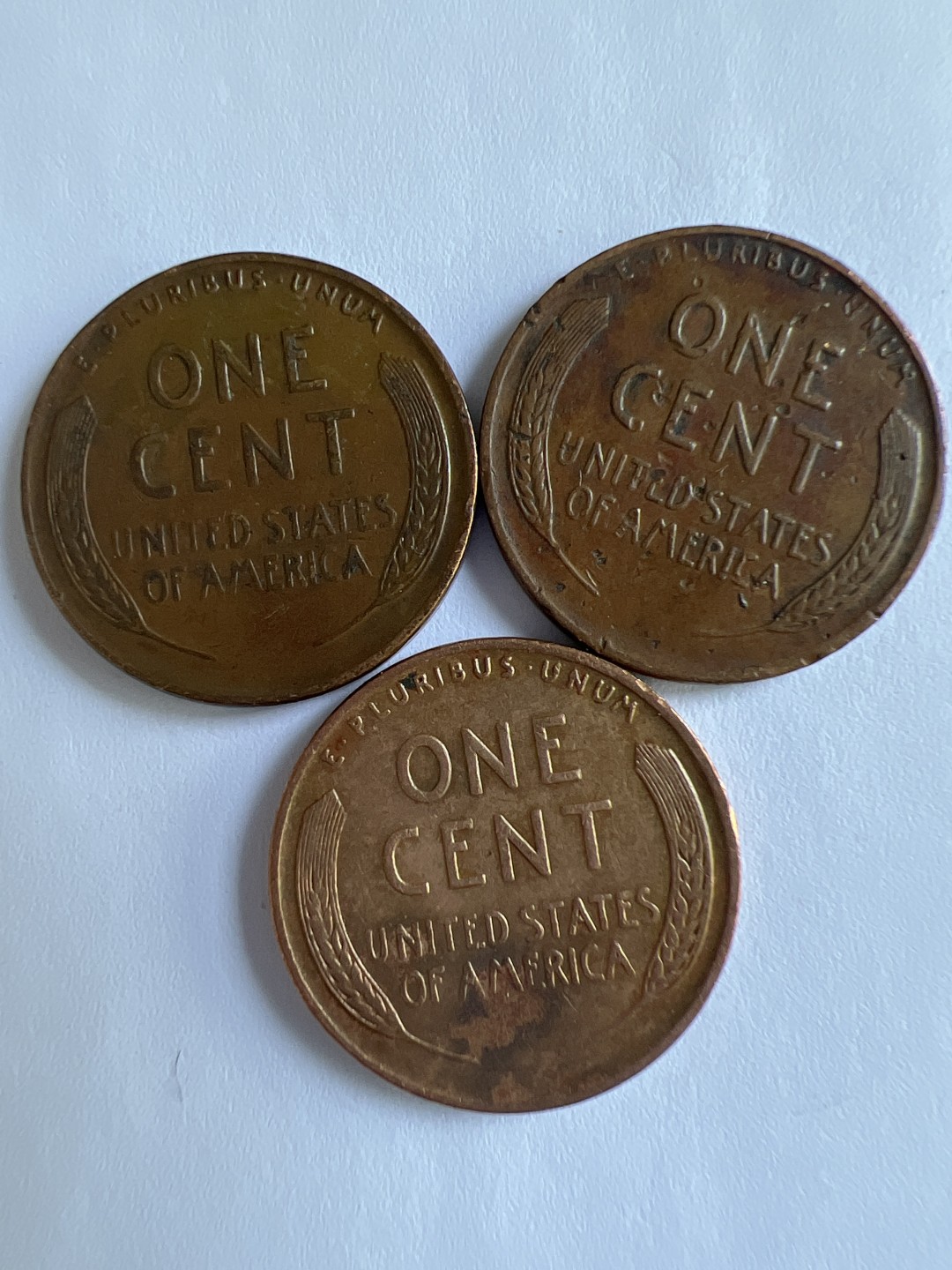 泡泡堂微拍第八十七幕硬币捡漏可累计专场👿👿，累计满二十元包邮，接受代拍业务 一美分麦穗版无字母三枚不同年份