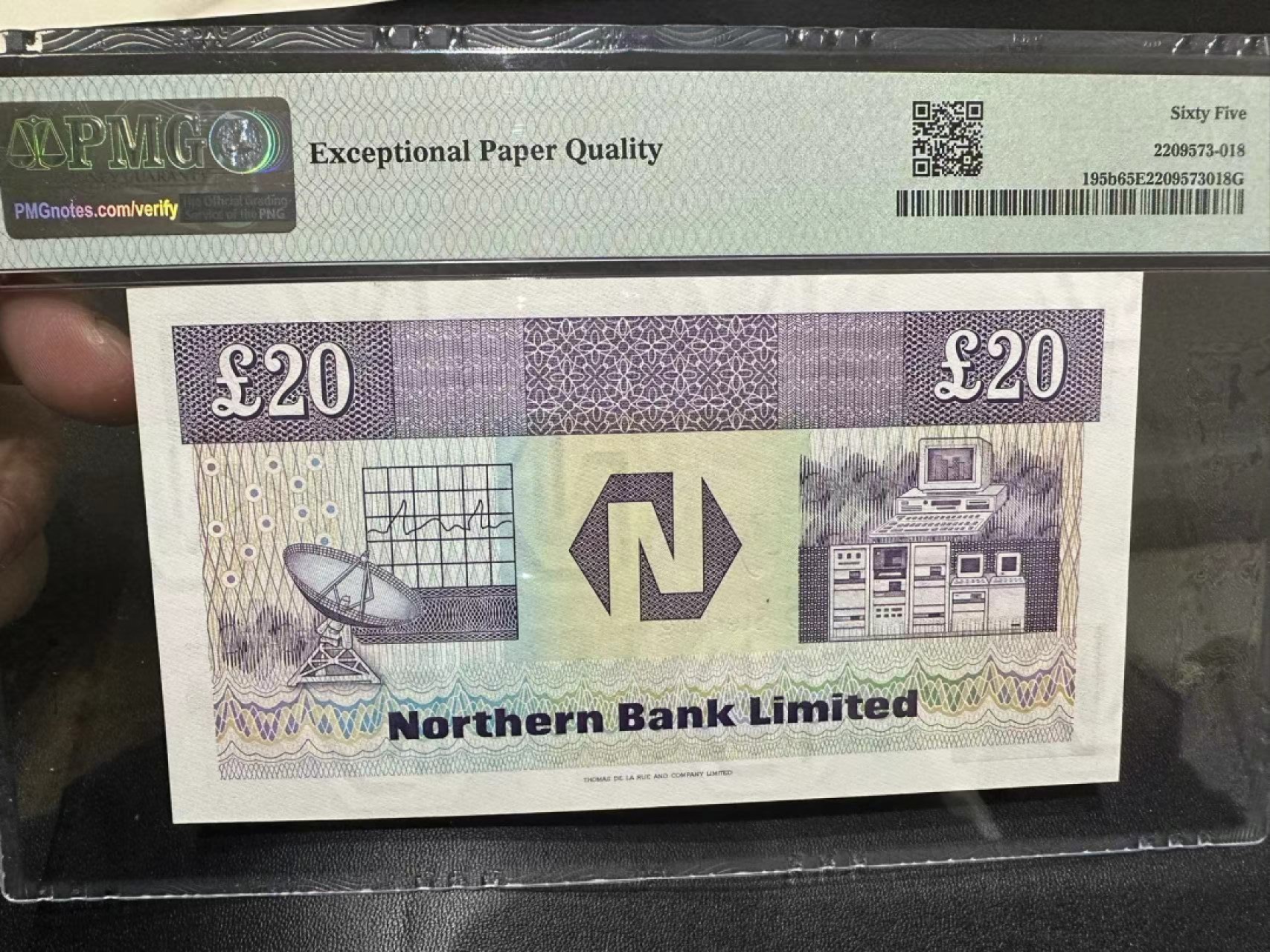 《外钞收藏家》第二百五十一期 1990年北爱尔兰20镑 PMG65