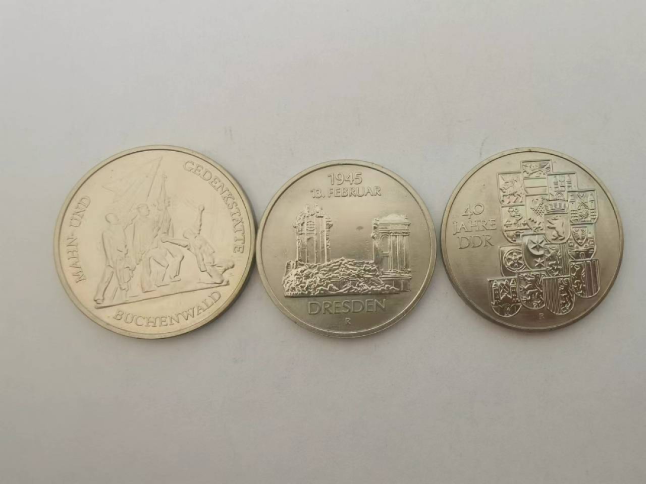 0起1加自动主持外国币章专场 德国纪念币三枚