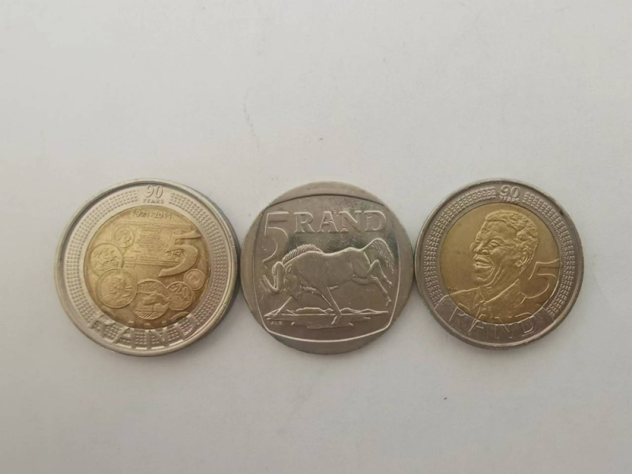 0起1加自动主持外国币章专场 南非纪念币三枚