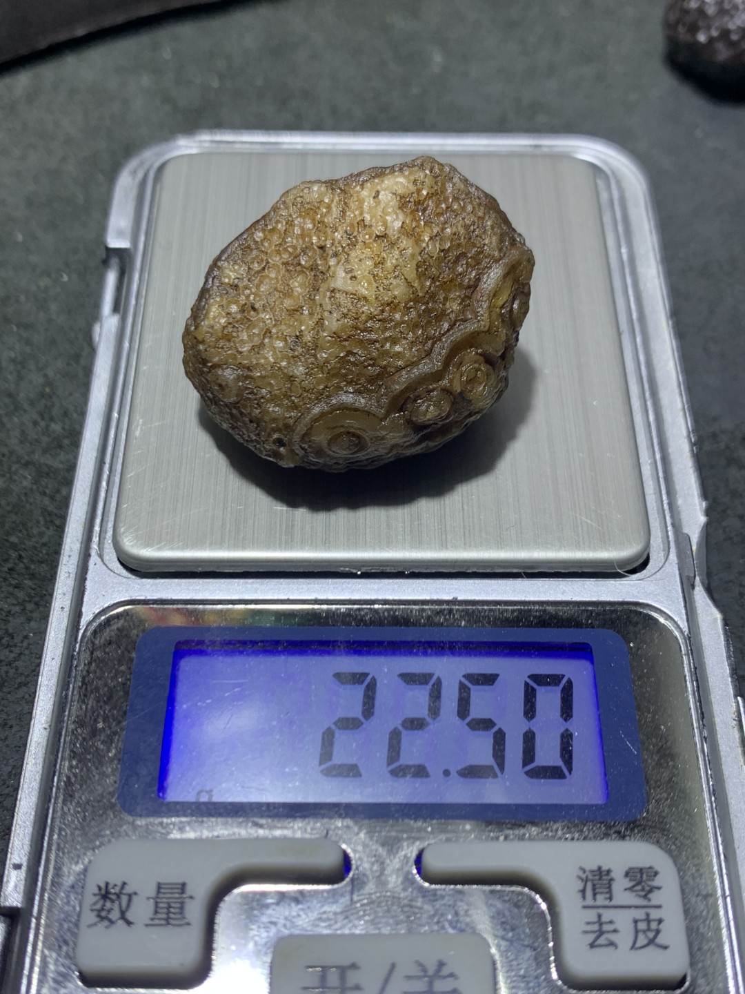 放福利，精美天然罕见戈壁高玉化眼石原石一颗！