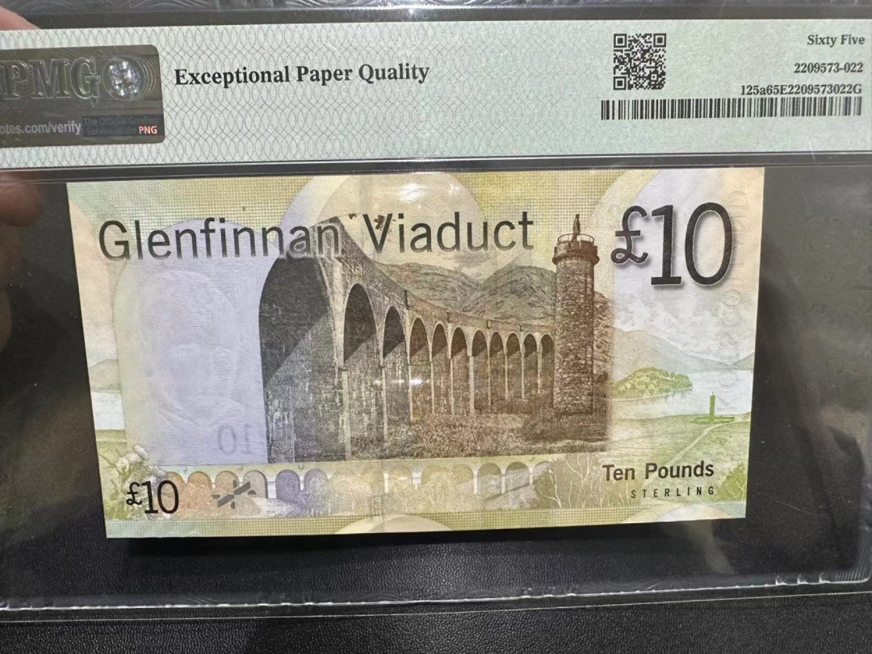 《外钞收藏家》第二百五十一期 2007年苏格兰10镑 AA首发冠 327号 PMG65