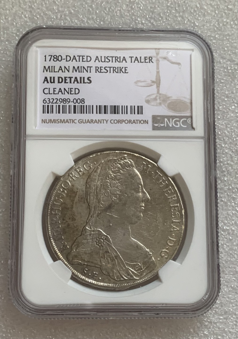 瓶子🏺第83期拍卖会 奥地利1780年大奶妈特蕾莎1泰勒银币