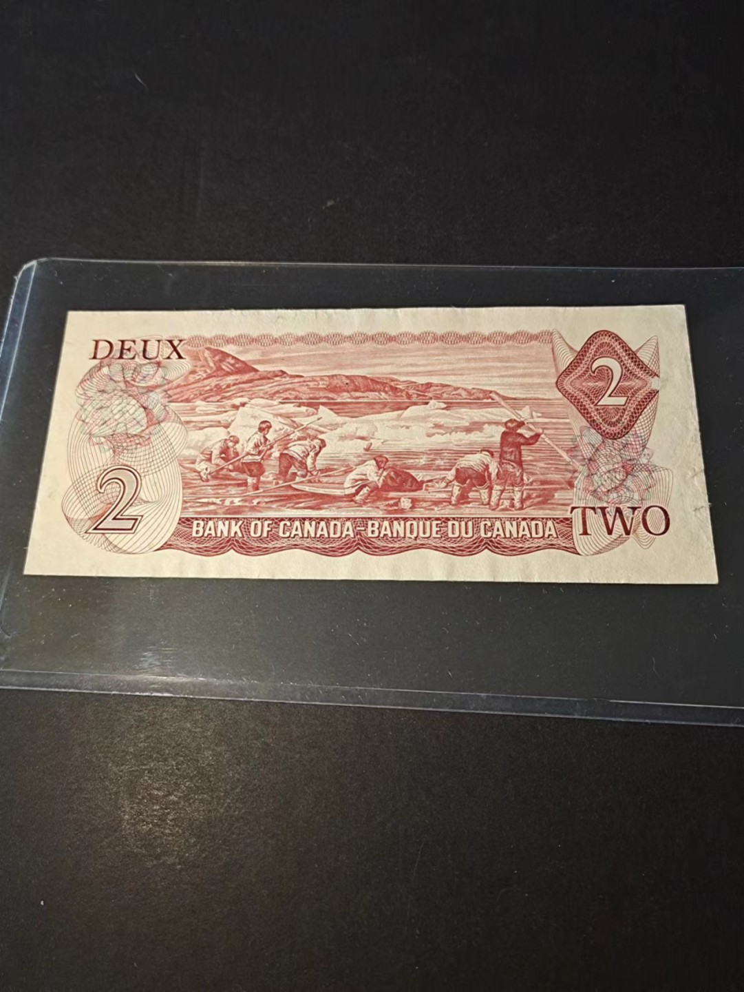【8个洞收藏】第1场★0押0起一件包邮★世界纸币裸币场 7天连拍 1974年 加拿大 早期2加元 纸币