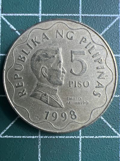 泡泡堂第254期  世界硬币 （无押金，捡漏，全场20包邮，偏远地区除外，接收代拍业务） 菲律宾5比索