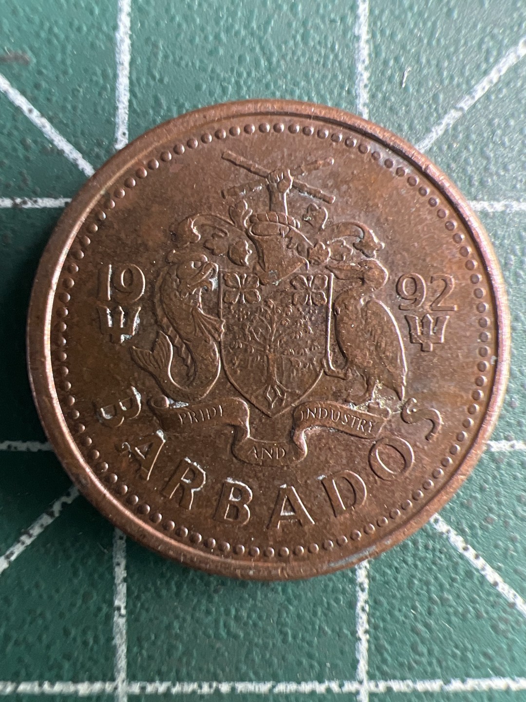 泡泡堂第253期  世界硬币 （无押金，捡漏，全场20包邮，偏远地区除外，接收代拍业务） 巴巴多斯一分