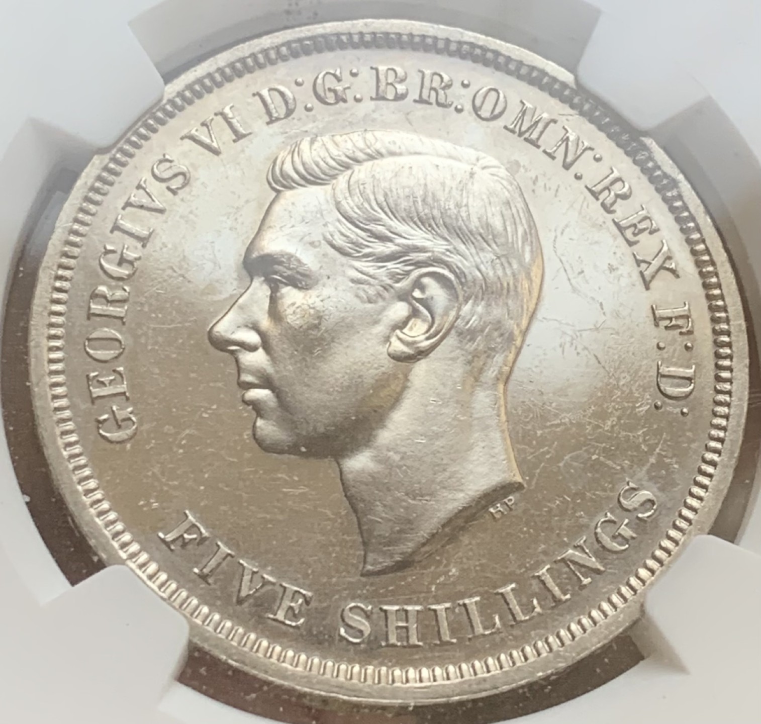 瓶子🏺第83期拍卖会 英国1951年乔治六世马剑克朗币