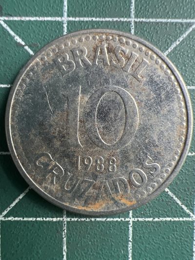 泡泡堂第254期  世界硬币 （无押金，捡漏，全场20包邮，偏远地区除外，接收代拍业务） 巴西10克鲁扎多