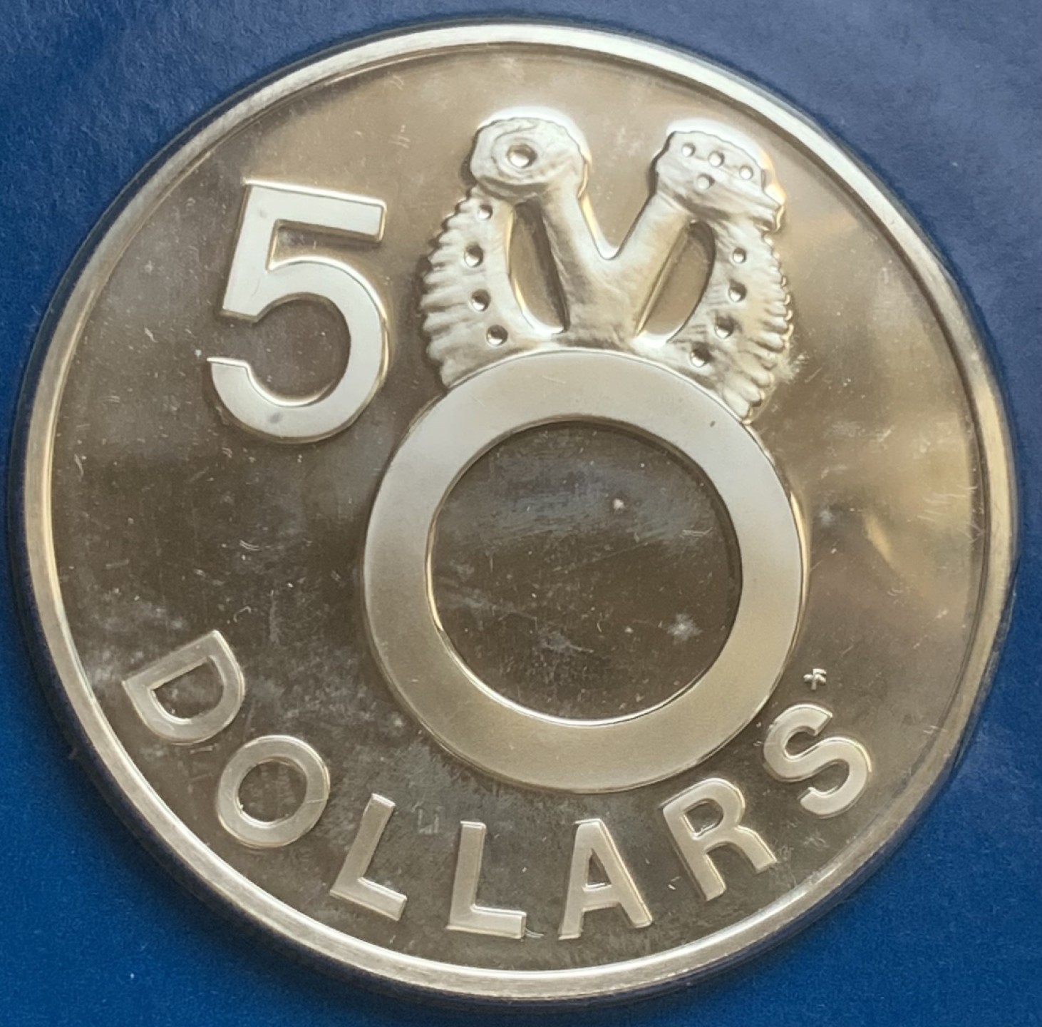 瓶子🏺第83期拍卖会 所罗门群岛1978年套币7枚  盒装带签名证 含一枚稀少大银币