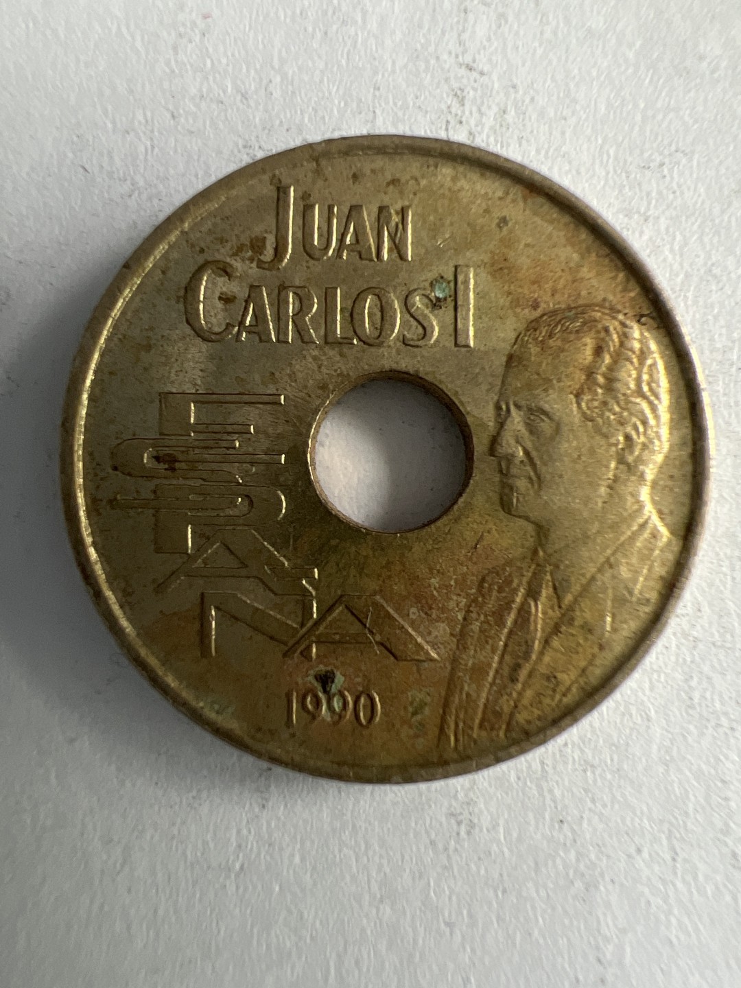 泡泡堂微拍第八十八幕硬币纸币捡漏可累计专场👿👿，累计满二十元包邮，接受代拍业务 西班牙25比塞塔