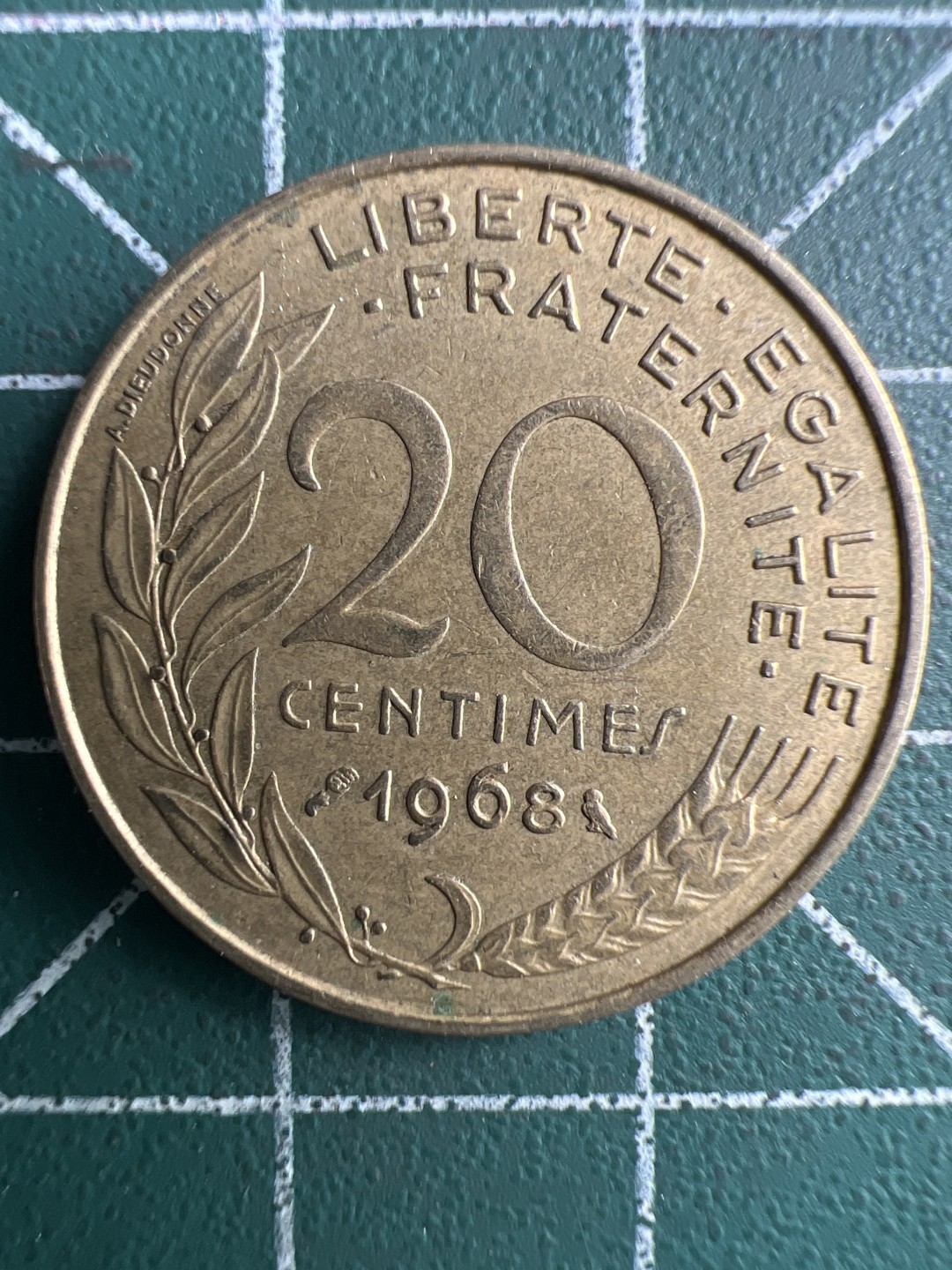 泡泡堂第269期  世界硬币 （无押金，捡漏，全场20包邮，偏远地区除外，接收代拍业务） 法国20分