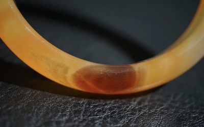 玉石翡翠玛瑙｜拍卖专场 老玛瑙｜缠丝纹玉镯｜内径59.8