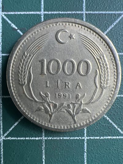 泡泡堂第254期  世界硬币 （无押金，捡漏，全场20包邮，偏远地区除外，接收代拍业务） 土耳其1000里拉