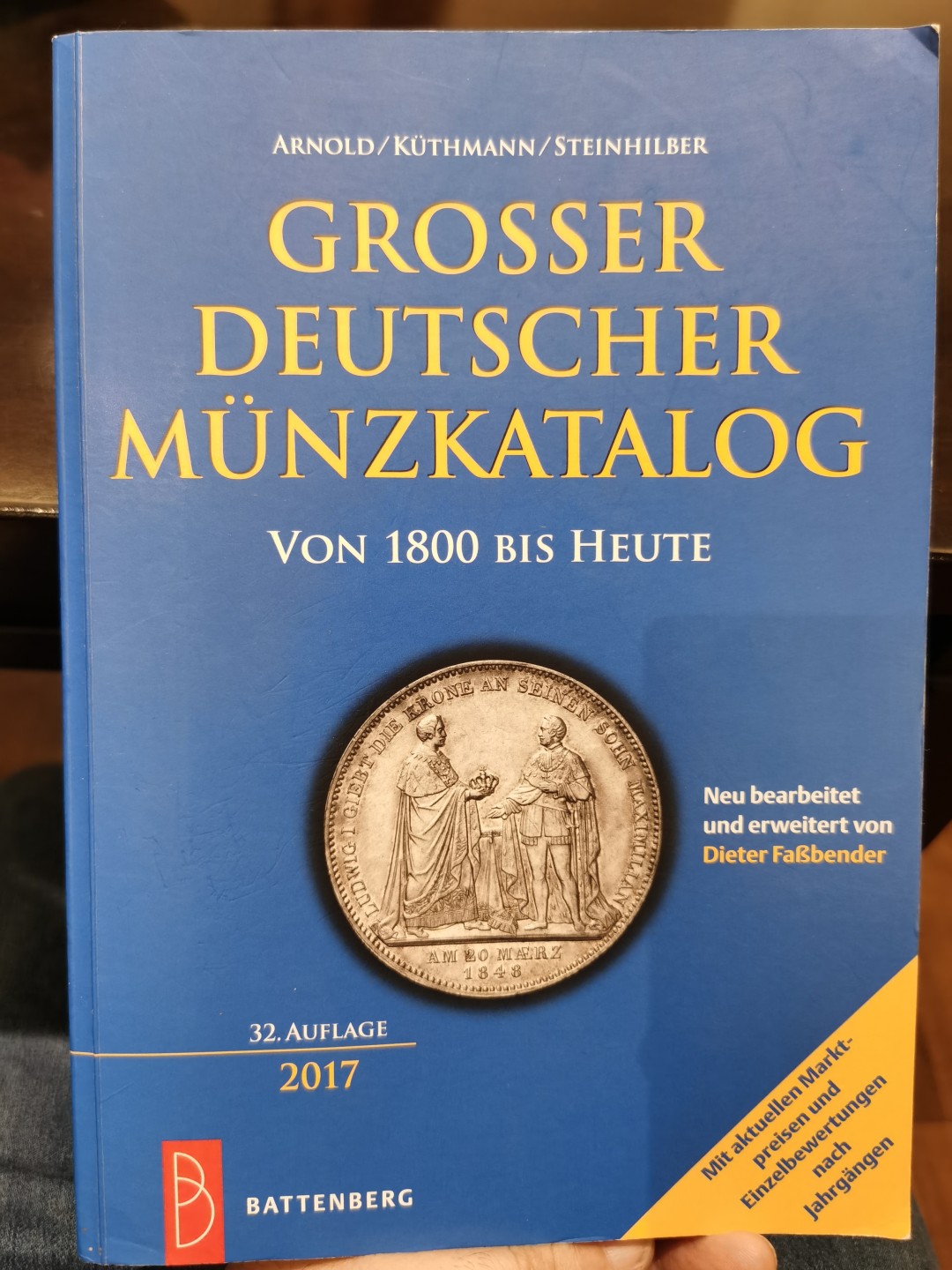 博洋堂世界钱币拍卖第019期（全场包邮） 2017年德国巴腾贝格目录，非常著名的一本德系币目录，记录了从1801年至今的德国与其殖民地发行过的各式各样的钱币，书非全新，但保存得很好,喜欢德国币的朋友不容错过