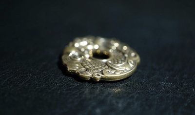 手串木器杂件｜拍卖专场 老铜｜龙鱼锁挂件