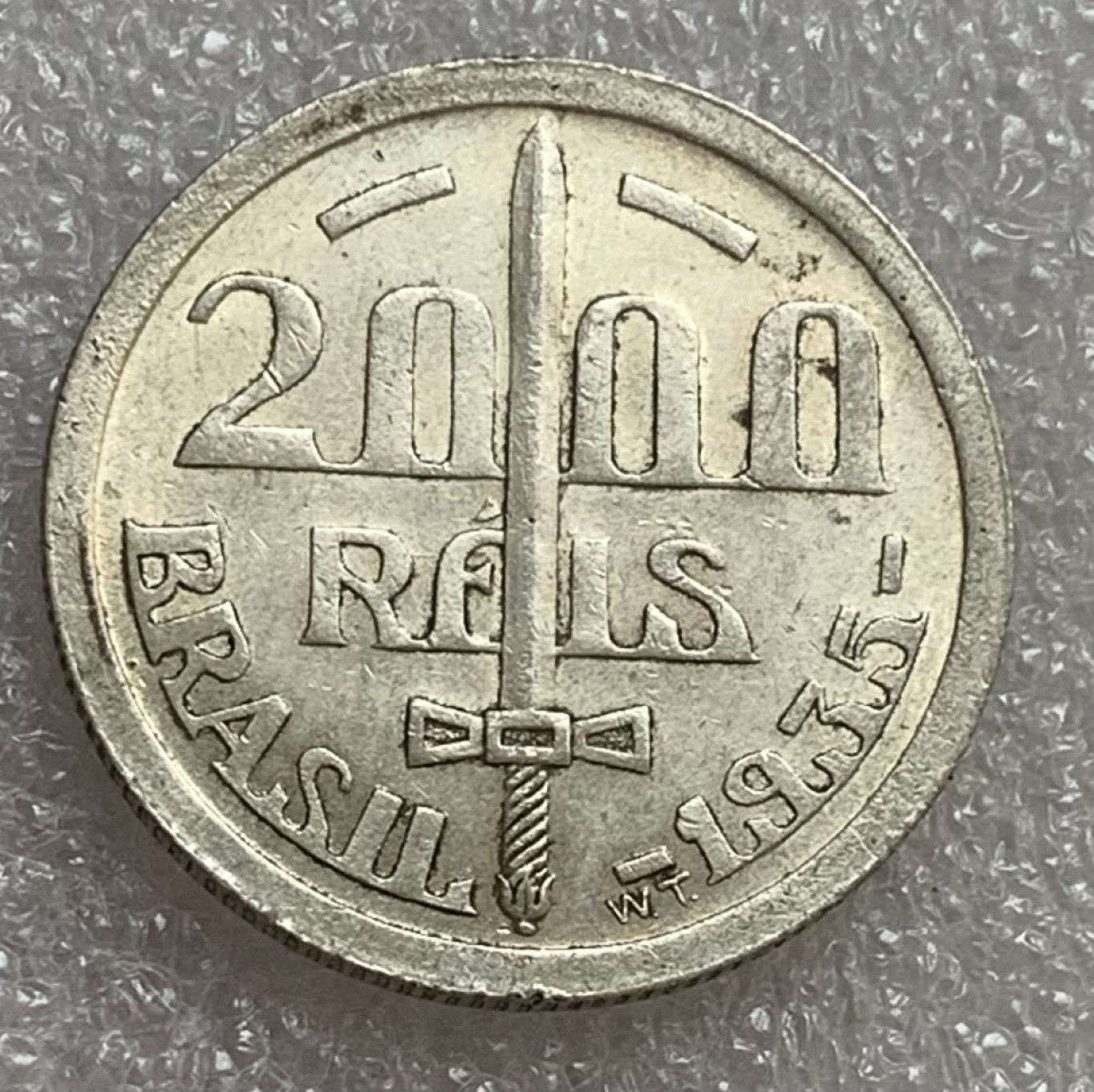 瓶子🏺第83期拍卖会 巴西1935年2000瑞斯银币(卡希亚斯公爵)高点好