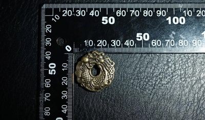 手串木器杂件｜拍卖专场 老铜｜龙鱼锁挂件